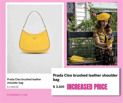 prada bag price increase|prada bags price range.